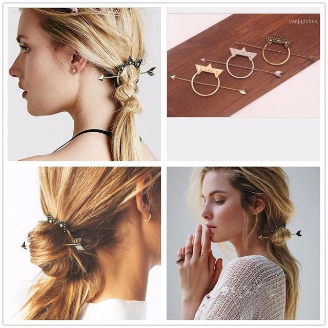 

Bohemia Hairgrip Vintage Antique Crown Hair Clasp Hair Accessories Sticks Women Accessories1