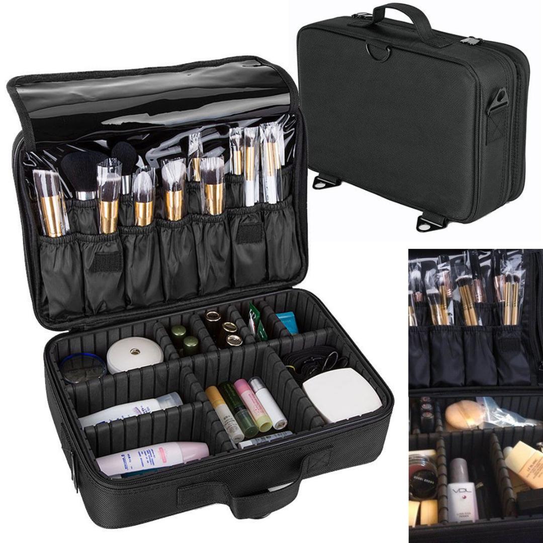 

Professional Makeup Bag Waterproof Large Capacity Cosmetic Bags Storage Case Functional Travel Multilayer Women Makeup Organizer