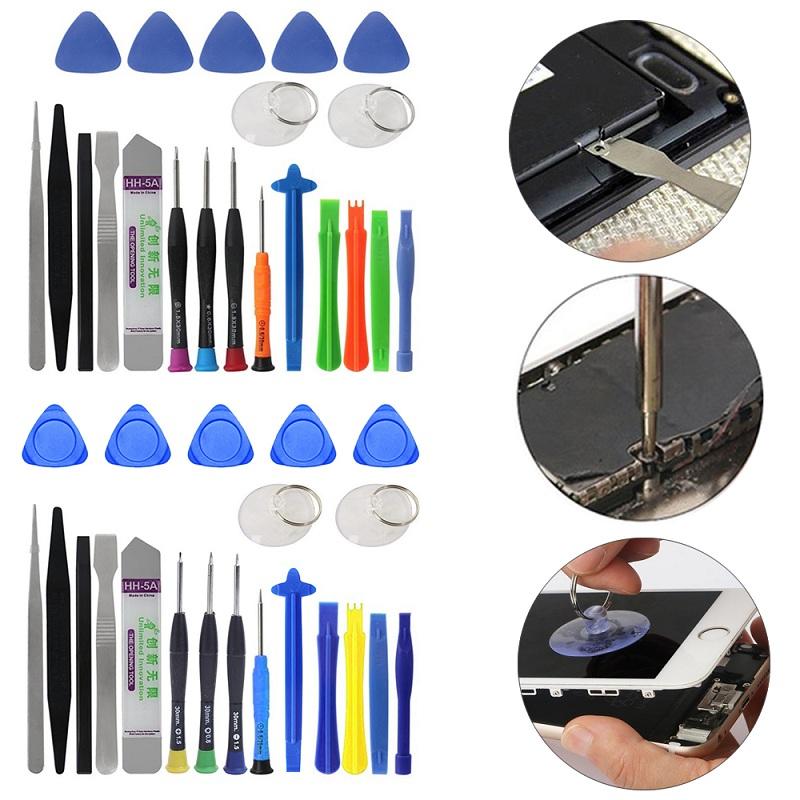

21in1 Multifunctional Cell Phone Repair Tools Kit Professional Safe Opening Pry Screwdriver For Series Tool Repair Set