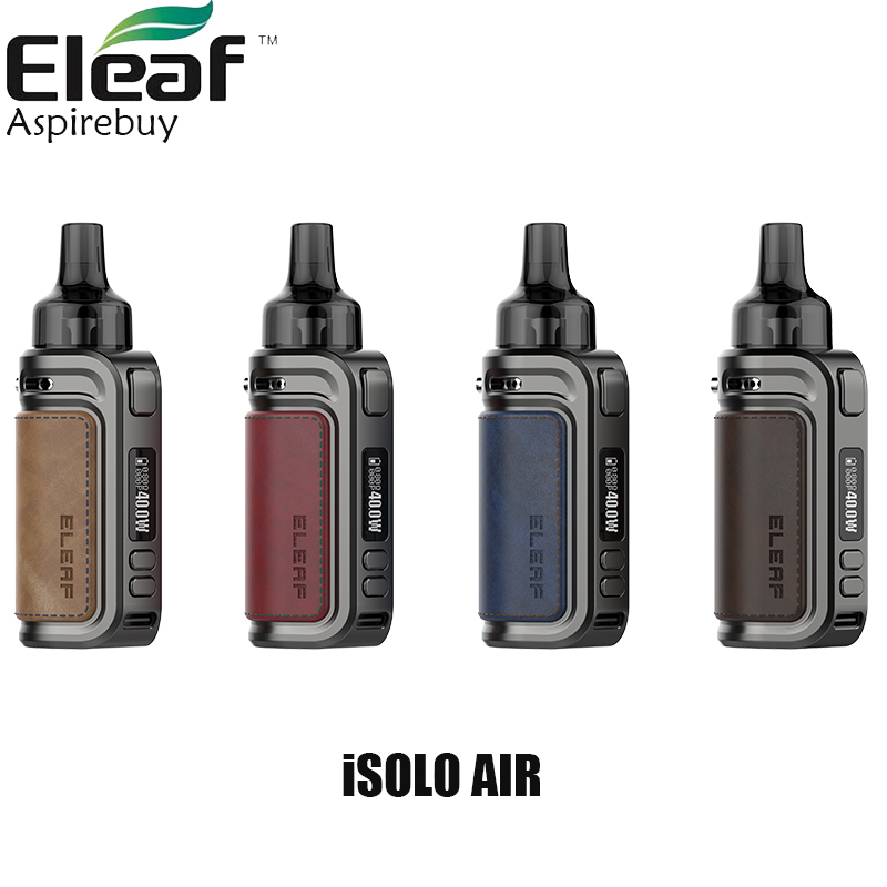 

Eleaf iSolo Air Kit 2ml GTL Mini Pod Cartridge 1500mAh Battery 40W Max Output Type-C Port E-cig Vape kit VS Drag Max, Multi=leave us message