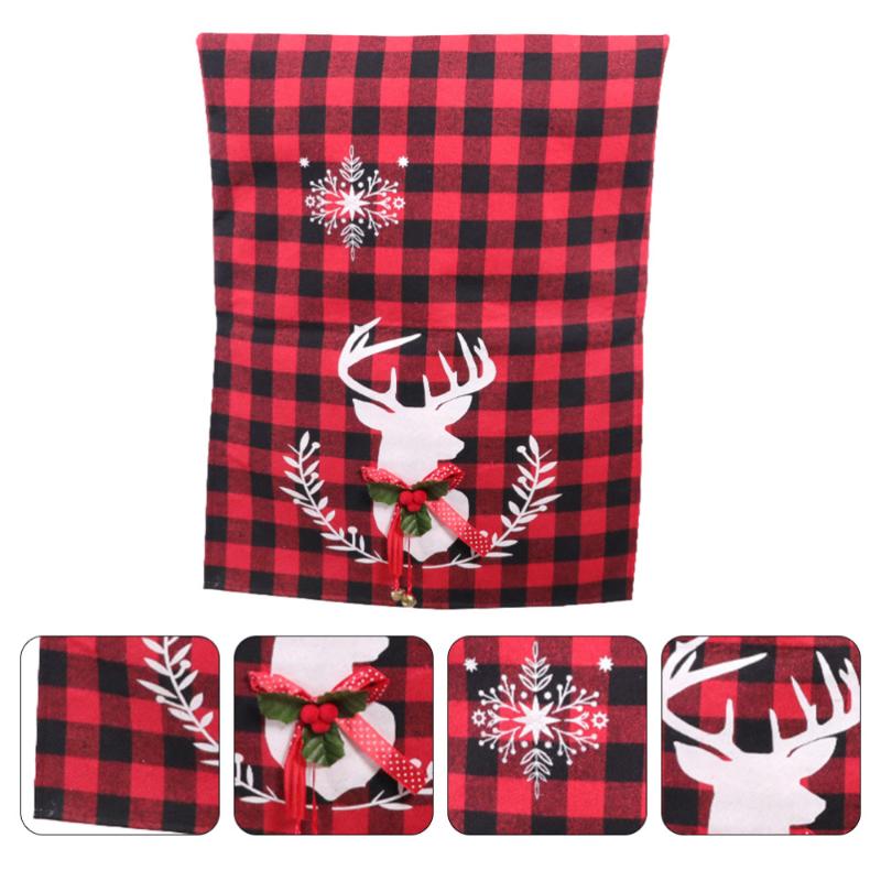 

1Pc Chair Protective Cover Christmas Chair Decor Elastic Xmas Cover