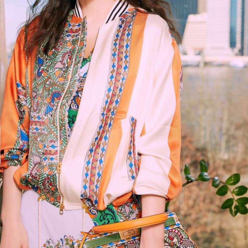 

Women Jacket Spring/Summer Twill Silk Casual Jacket Loose Thin Sunscreen Clothing, Mixed
