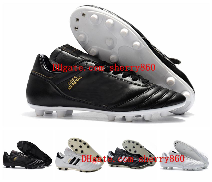 

2021 mens soccer shoes Copa Mundial FG- (Black/White) cleats de football boots scarpe calcio, As picture 2