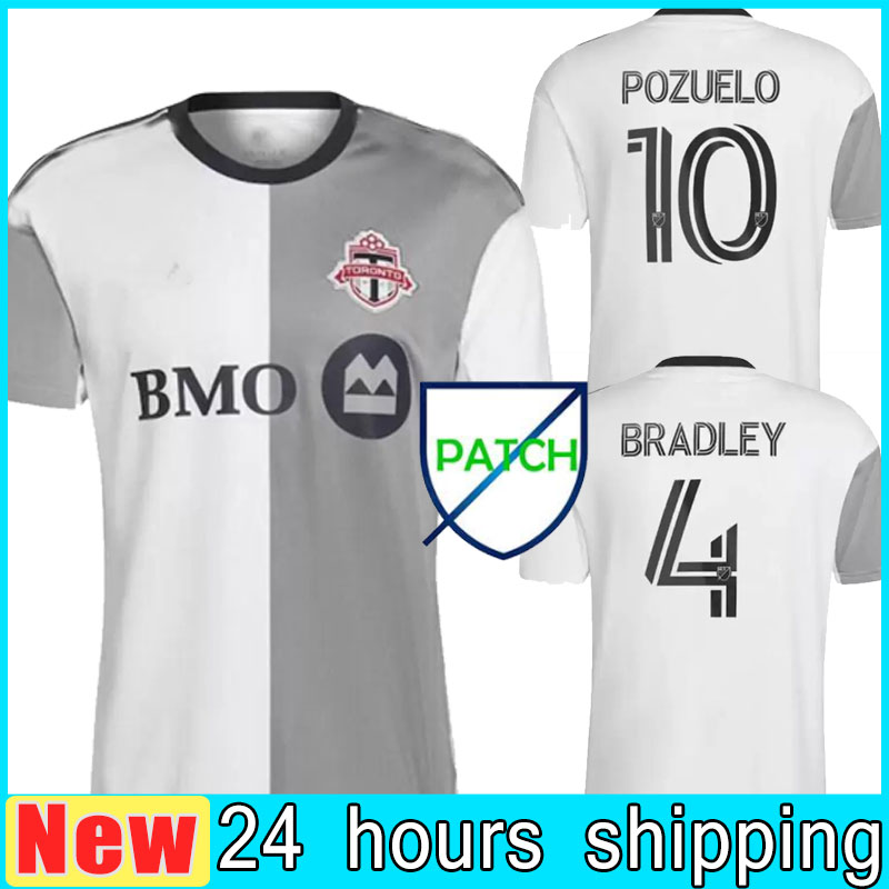 

Thai quality Player Version Men 2022 2023 Toronto FC soccer Jerseys home 22 23 camisetas Bradley ALTIDORE Pozuelo AKINOLA OSORIO P. PIATTI football shirts uniform, Away player version