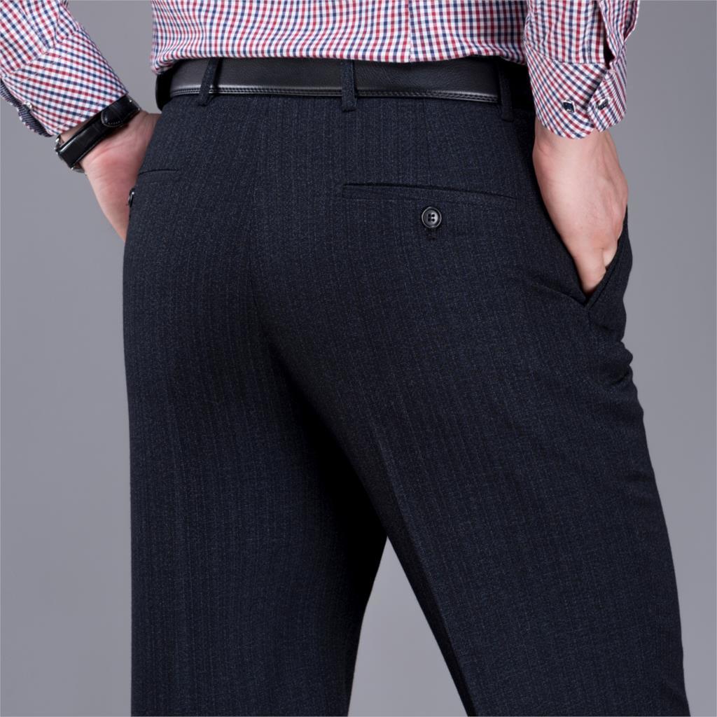 

2020 Large Size 40 4244 Autumn Winter Pants of Men in Formal Men's Double-breasted Double-waisted Waistband 4r4b, 302 dark gray