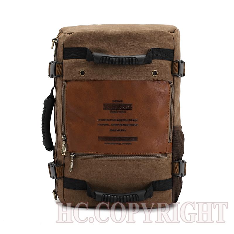 

Outdoor Sport Backpack Climbing Hiking Large Capacity Shoulder Backpack Canvas Sport Bag Unisex Vintage Crossbody Bag Handbag, As pic