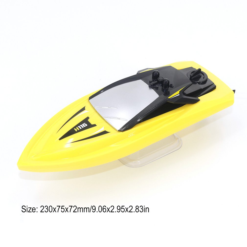 

Skytech H116/H118 Speed Boat 2.4GHz RC Remote Control High Speed Boat RC Racing Speedboat Toys Gift for Children Kids, Yellow