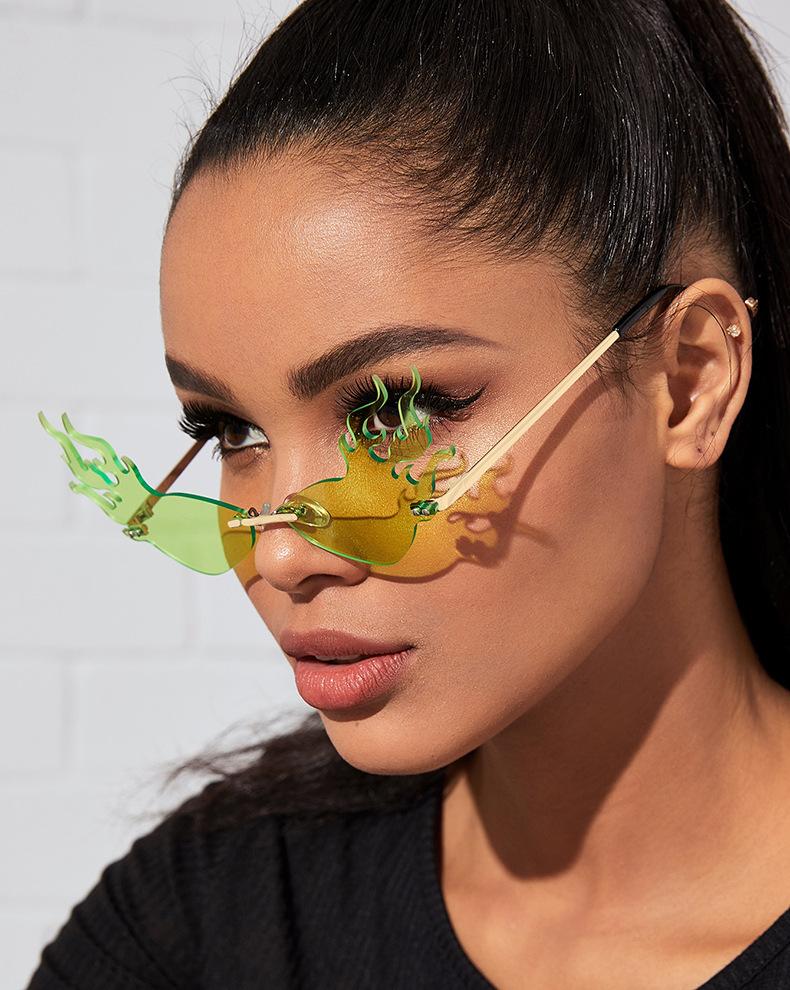 

Sunglasses 2021 Sexy Vintage Red Women Fashion Brand Designer Mirror Small Frame Cateye Sun Glasses For Female Shades UV400