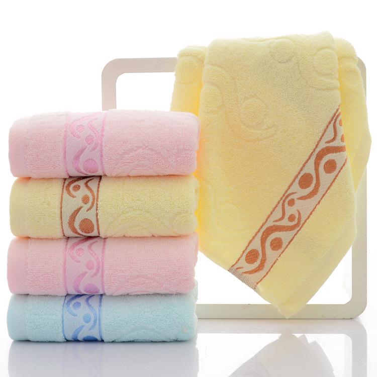 

Towel Cotton Custom Advertising Soft Face, Pink
