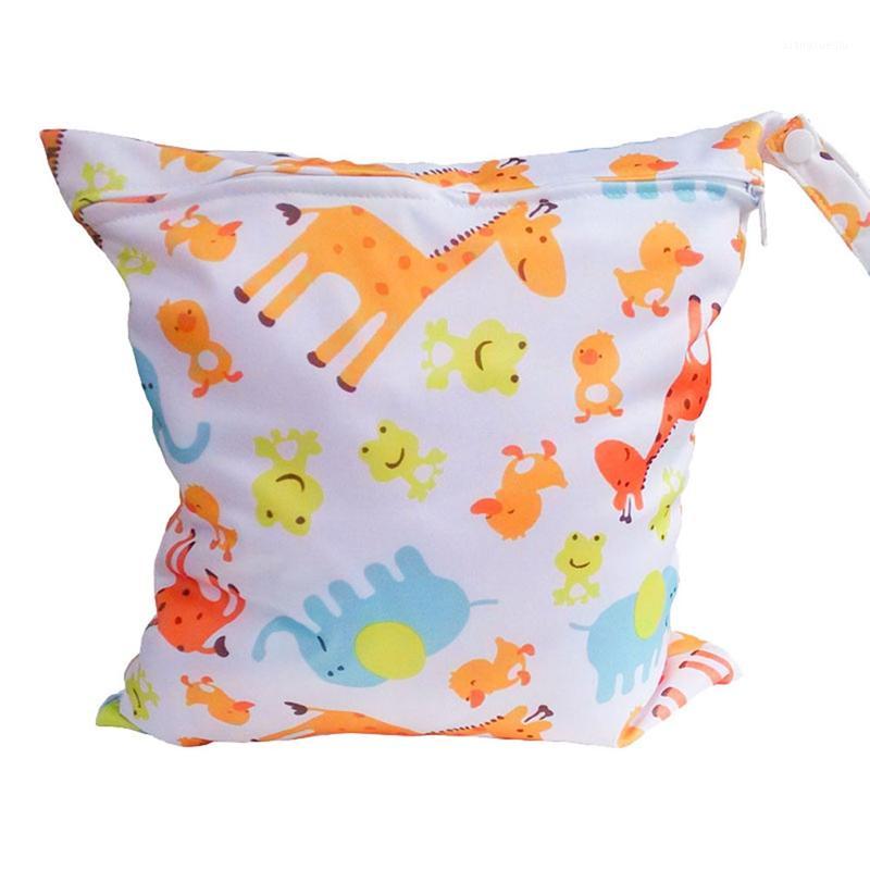 

Hot Sale Waterproof Reusable Baby Zipper Waterproof Printed Diaper Pocket Nappy Bags 30*30CM New Arrival1, H04