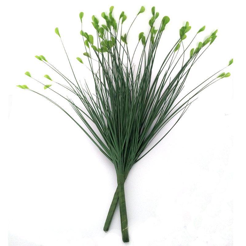 

5pcs Green Artificial Plant 62cm Length Simulation Plastic Grass Home Garden Wedding Decoration