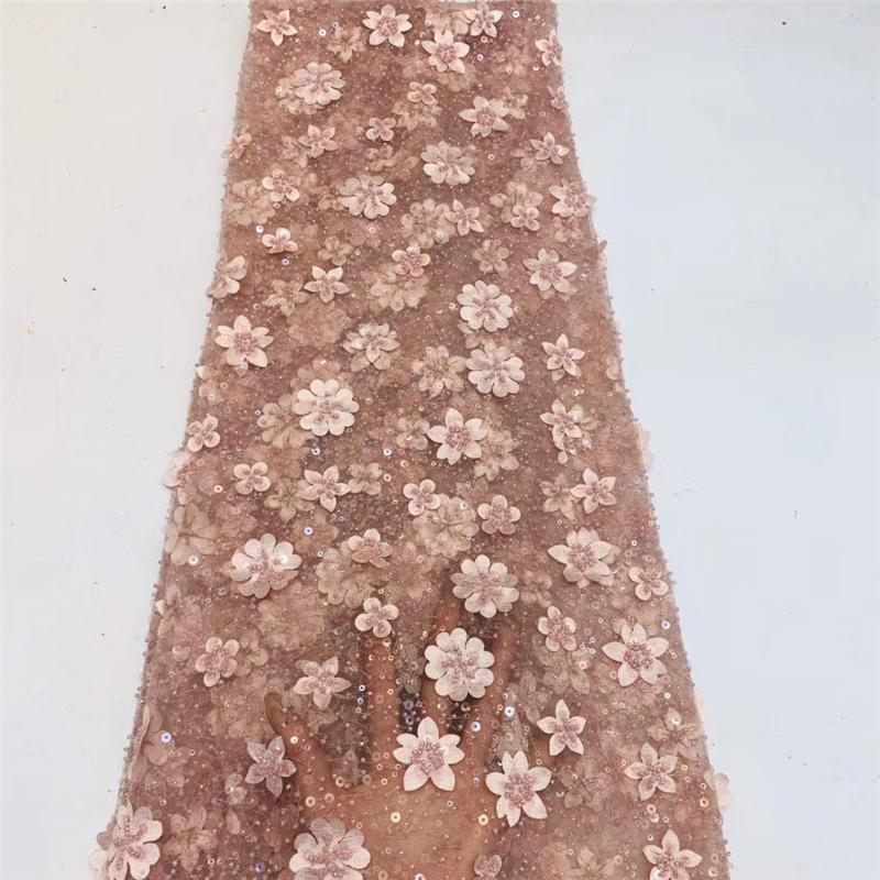 

Sequin embroidery mesh lace fabric 2020 high quality African sequin wedding mesh ball gown sewing fabric ZX3673