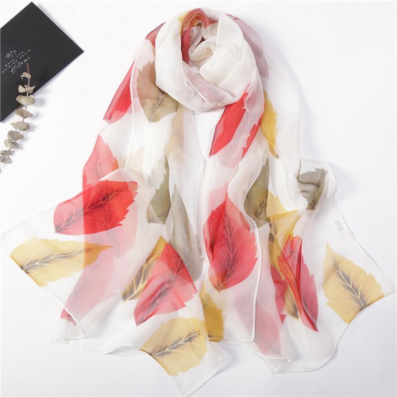 

2020 New Fashion Summer Women Floral Printing Beach Scarf Chiffon Shawls Headband Female Wraps Beach Sunscreen Hijab wholesale1