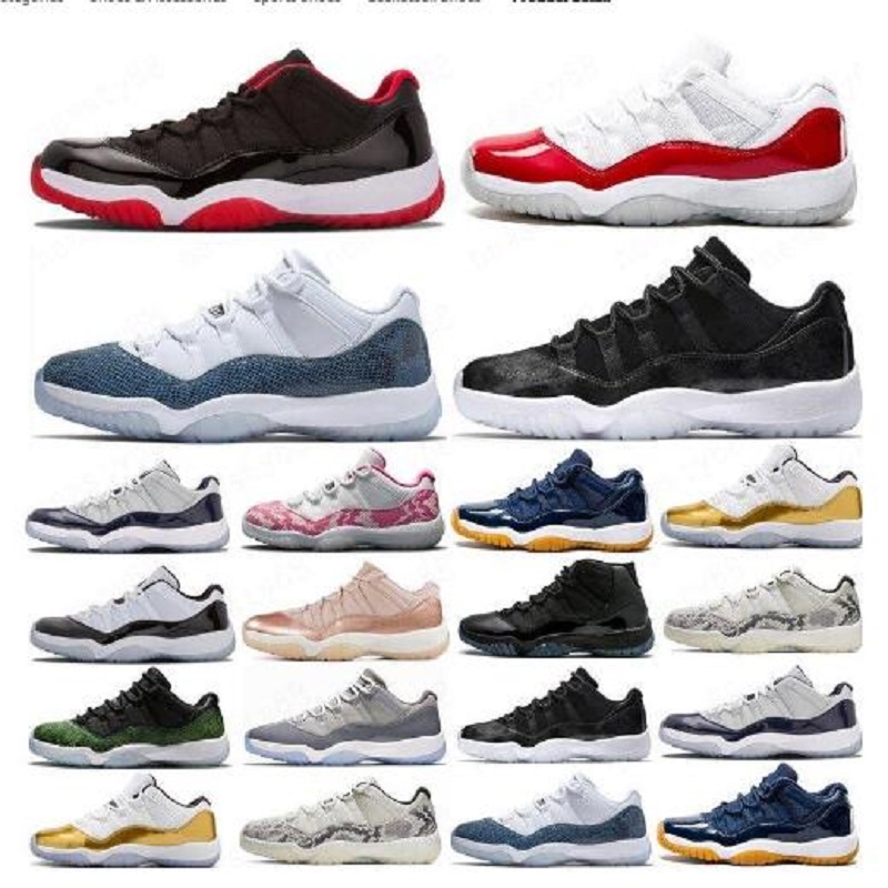 

Man Shoe Woman 25th Anniversary 11 Men Basketball Shoes Concord Bred Space Jam Gamma Blue 11s Jumpman Men Women sports sneakers trainers, # 35
