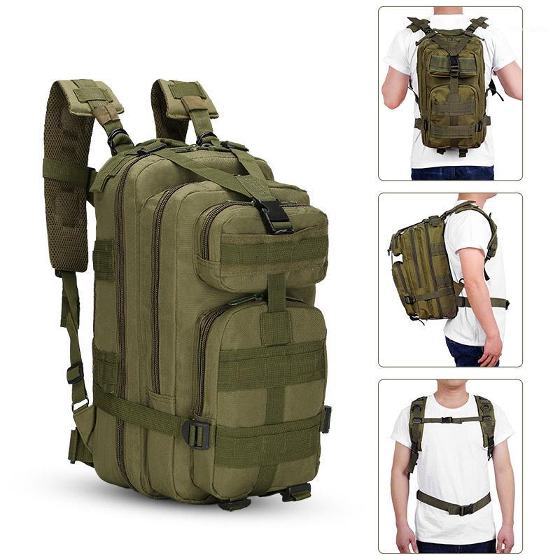 

3P Tactical Assault Pack Backpack Army Molle Waterproof Bug Out Bag Small For Outdoor Hiking Camping Hunting Rucksack1, Black