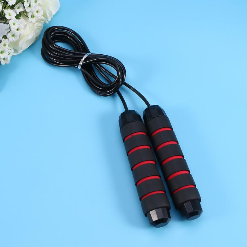 

2 Pcs Safe Jump Rope Skipping Rope Fitness Workout Weight Bearing Sports Accessories for Gym Training(Black Blue and Black Red