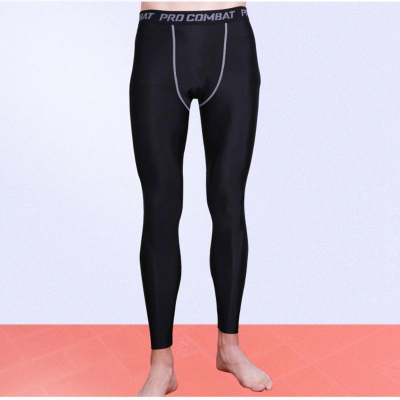 

Men Sports Quick Dry Fitness Gym Compression Pro Tights Trousers Legings Train Joggers Basketball Legging Running Fitness Pants1, As pic