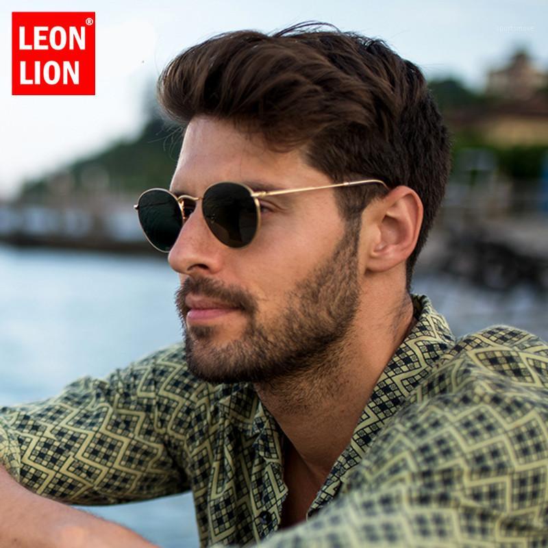 

LeonLion 2020 Fashion Retro Sunglasses Men Round Vintage Glasses for Men/Women Luxury Sunglasses Men Small Lunette Soleil Homme1