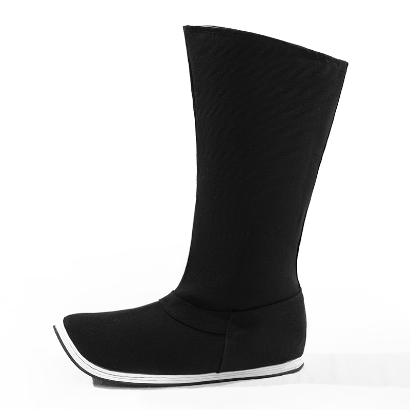 

Yuan Embroidery Autumn boots Chinese style performance shoes Black boots with Hanfu that can be worn by men and women, Type b