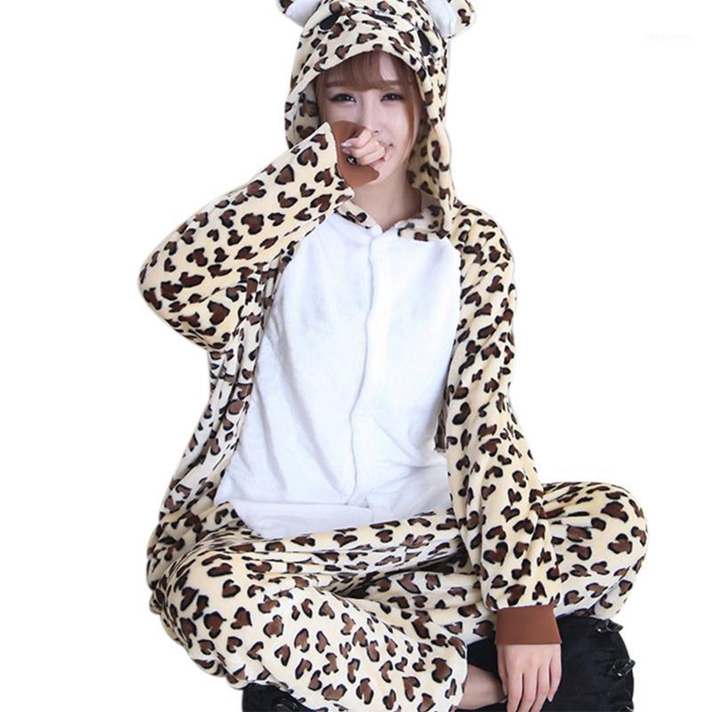 

Casual Women Giraffe Jumpsuit Long Sleeve Hooded Zippers Loose Raised Lines Pattern Outdoor Wear Women' Jumpsuits & Rompers, As pic