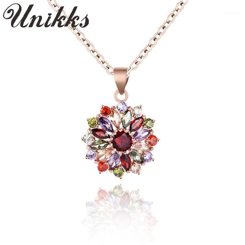 

Jewelry color lady necklace colorful zircon color fight necklace1