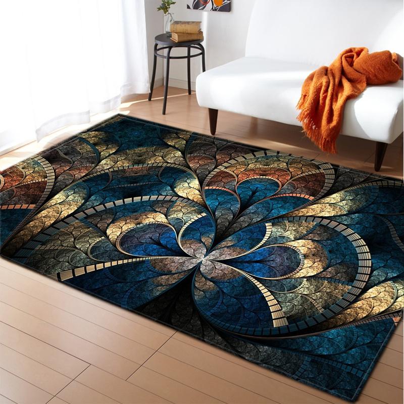 

3D Printed Kitchen Bedside Area Rugs Flannel Toilet Carpet Bathmat Outdoor Stair Floor Mats 160x120cm Bedroom Decorative 2021, C1014-4