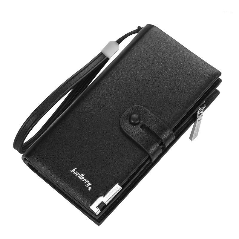 

Fashion Wallet For Men Long Purse Clutch Male Wallets Pu Leather Men's Wallet Card Holder cartera hombre MWS2921, Black