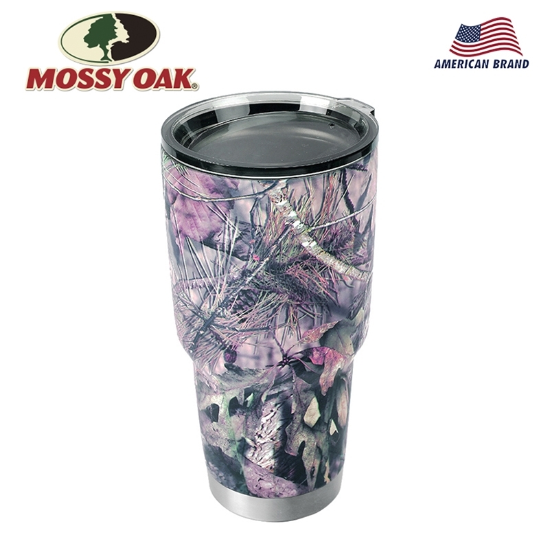 

MOSSY OAK 30 Oz Double Wall Vacuum Insulated Coffee Cup Stainless Steel Camo Tumbler Travel Mug for Cold & Hot Drinks 201118