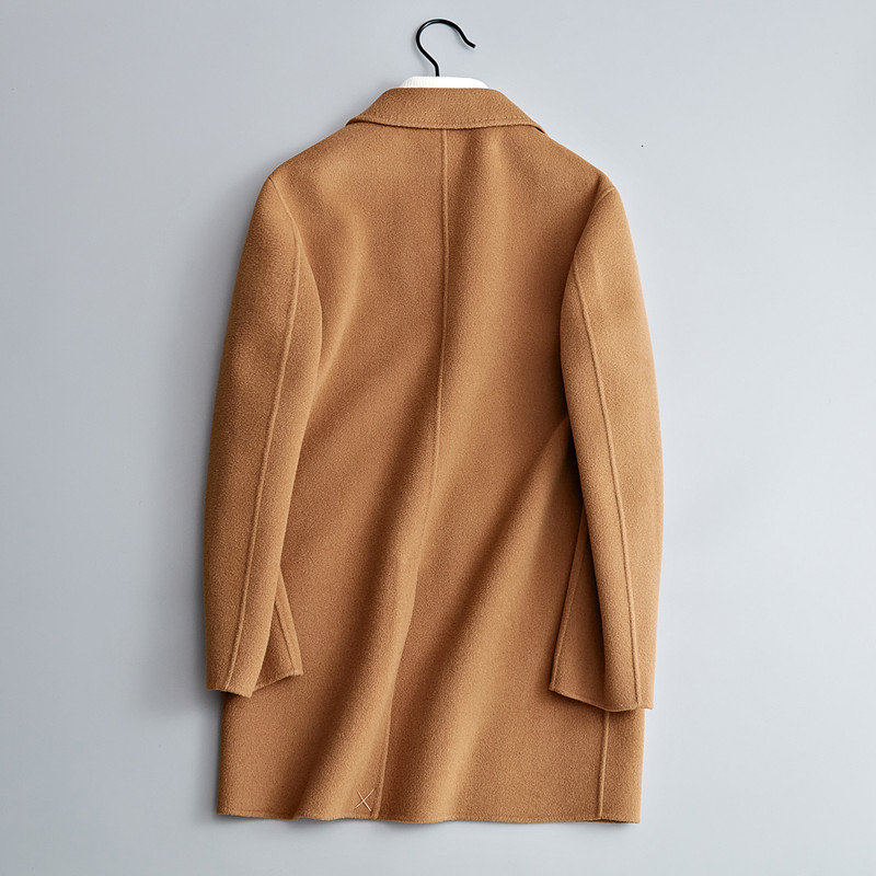 

2021 New Arrival Winter Quality Wool Classic Coat, Male Fashion Jacket Plus Size M- GK9J, Black