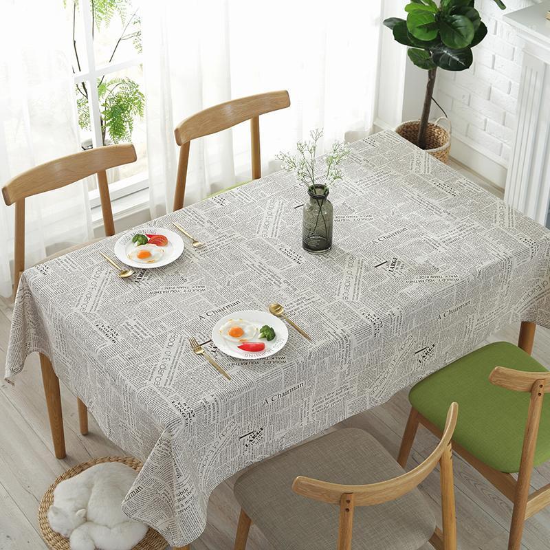 

2021 European Style Tablecloth Rectangular Table Cloth Newspaper Decorative Table Cloth Dining Cover Coffee Tablecloth1, Style 1