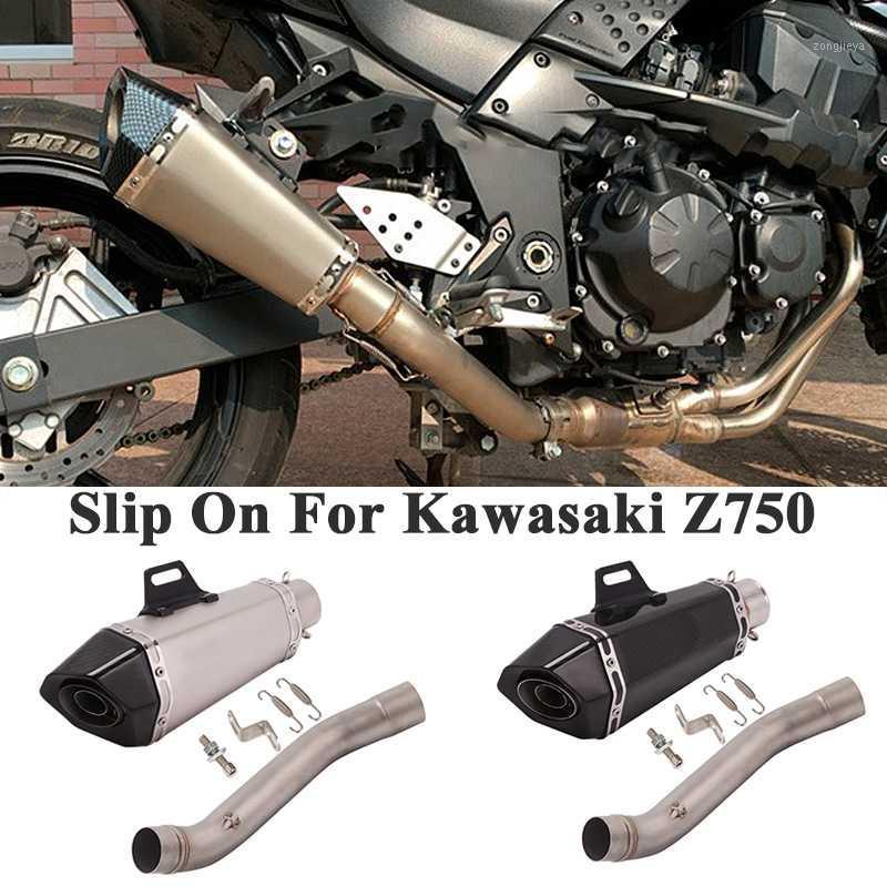 

Slip On For Z750 2007 - 2013 Motorcycle Exhaust Escape Modified Motorbike Middle Link Pipe Muffler DB Killer1