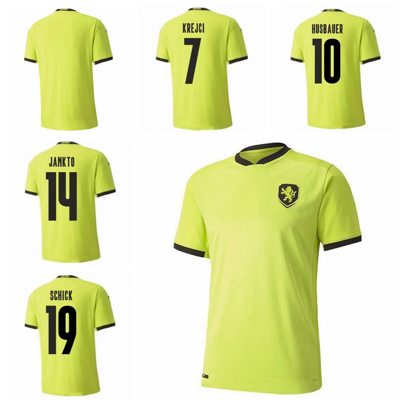 

20-21 National Soccer Czech Republic Jersey 11 KRMENCIK 8 DARIDA 7 KREJCI 14 JANKTO 15 SOUCEK 2 KADERABEK 9 ONDRASEK Football Shirt Kits, Black;yellow