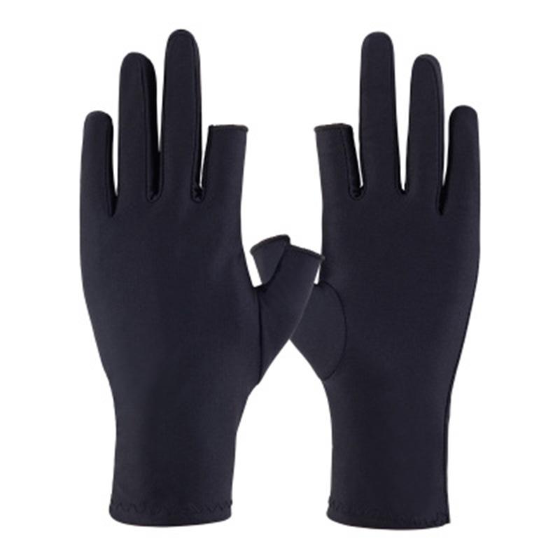

Five Fingers Gloves Spring Summer Women Sports Running Cycling Sunscreen Mitten Men Thin Half Finger Spande Elastic Touch Screen Driving L16