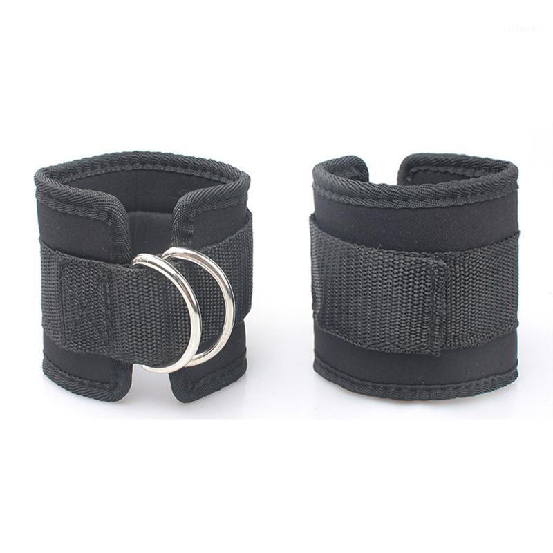 

2pcs Adjustable Ankle Support Fitness Outdoor Ankle Strap Indoor Sports Gym Yoga Running Sport Cuff Double D Ring Wrist Belt1