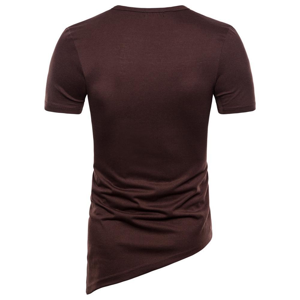 

2021 New Man t Shirts Casual Long Sleeve Solid T-shirt Fhjf, Brown