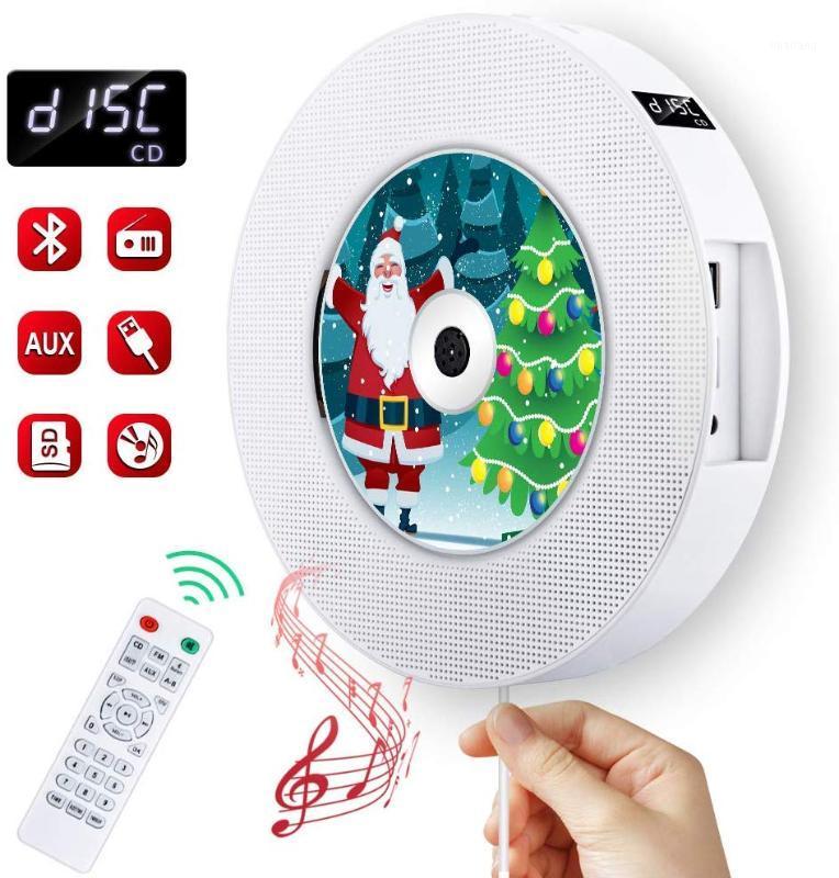 

KECAG EStgoSZ CD Player Wall Mountable Wireless Bluetooth Home Music Player with Remote Control FM Radio Speakers MP31