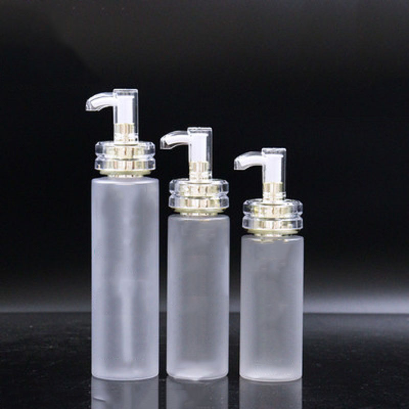 

High-end 100ml~500ml Frosted PET bottle shampoo body milk shower gel makeup remover oil lotion bottles