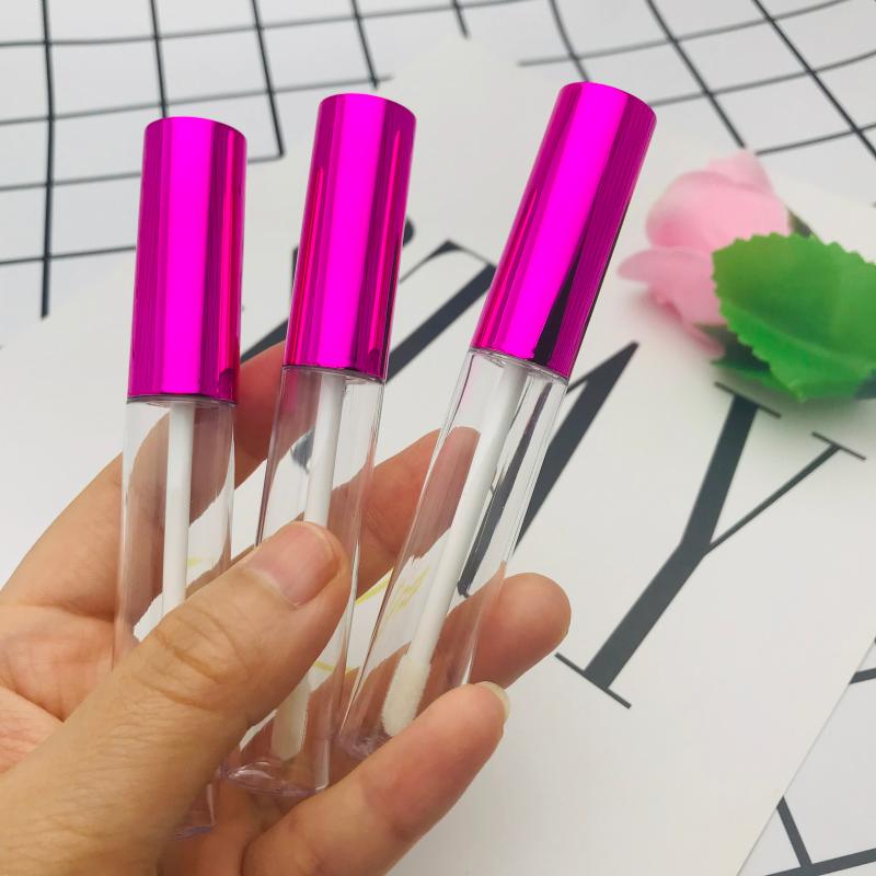 

10ml Empty Lip Gloss tube,Gold,purple cap,Lip glaze tubes DIY lip cosmetic packing container
