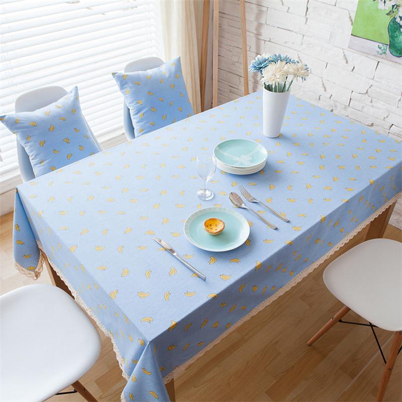 

Outdoor Tablecloth Square Table Cover Cotton Linen Rectangle Dustproof Dining Table Cloth Home Party Banquet 5 Optional Color L, Shuihu