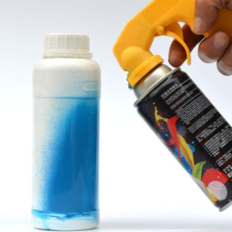 

Spray Adaptor Paint Care Aerosol Spray Gun Handle with Full Grip Trigger Locking Collar Car Maintenance