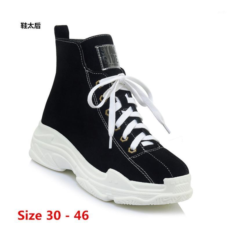 

Flat Platform Ankle Boots Women Winter Autumn High Heel Thick Short Boots Woman Wedges shoes Small Big Size 30 - 461, Beige summer mesh