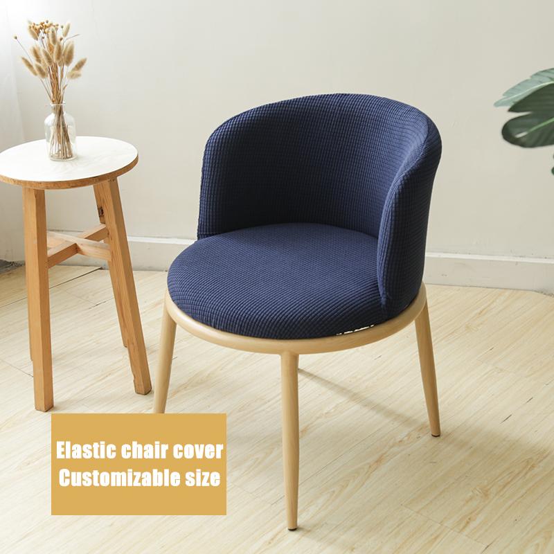 

Home Chair Cover Stretching Nordic Simple Integrated Milk Stool Covers Dining Living Room Offices Chair Slip-covers Spandex