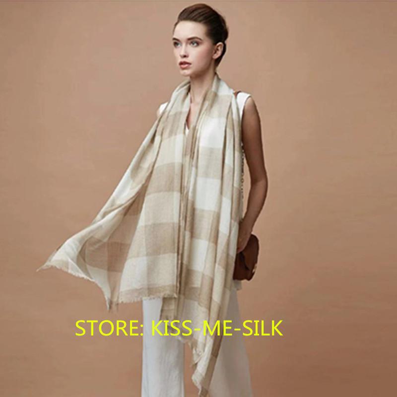 

KMS Autumn and winter wool high-end thin section 200 yarn classic fashion wool scarf shawl 200*85cm/70g