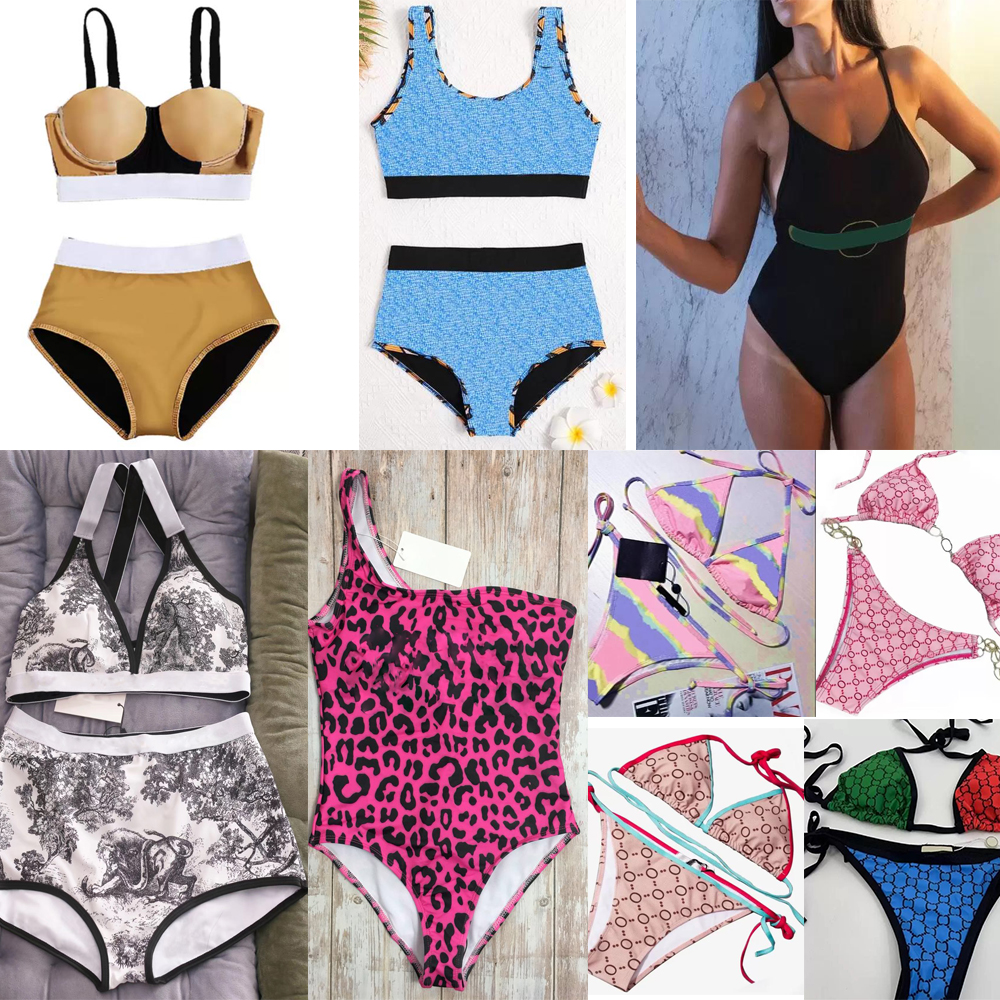 

Designer Bikini Swim Suit Women Sexy Swimsuit Ladies Backless Split Letter Multicolors Summer Time Beach Bathing suits Wind Swimwear, Express to make up the difference