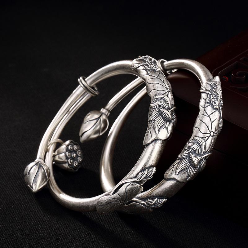 

bracelet 990 fine silver restoring ancient ways do old personality silver bracelet first act the role ofing is tasted