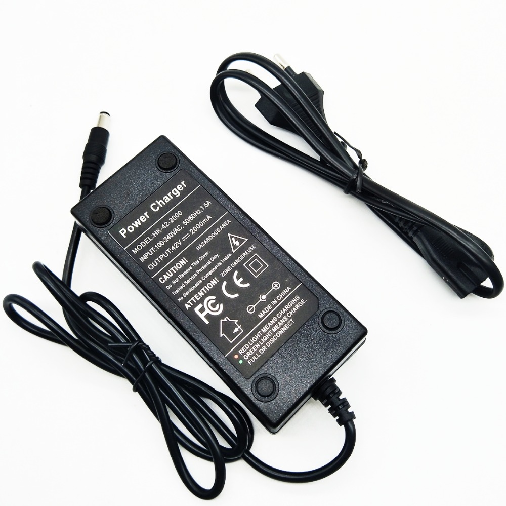 

42V 48V 2a input 100 - 240 vac Poly Lithium Battery Charger For 10 Series