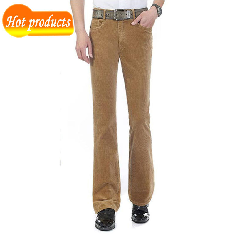 

Male Brem 2020 New Fall Micro-slip Korean Version of the Thin-sleeved Casual Flare Pants 8ha4, Khaki.