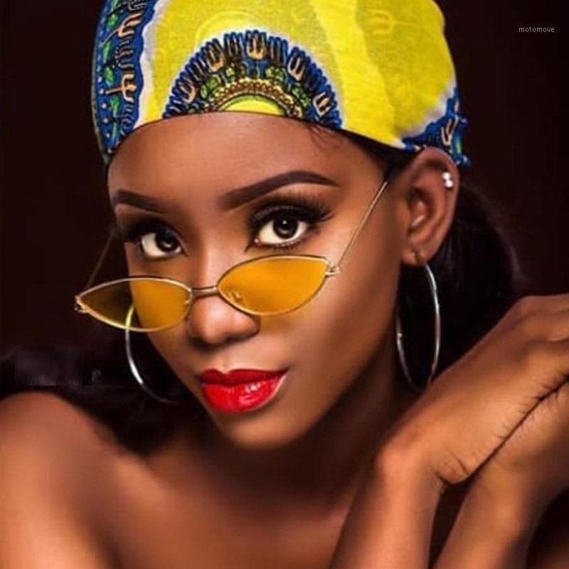 

Designer Cat Eye Sunglasses Women Metal Frame Vintage Cateye Sexy Female Sun Glasses Yellow Black Men gafas Cheap1