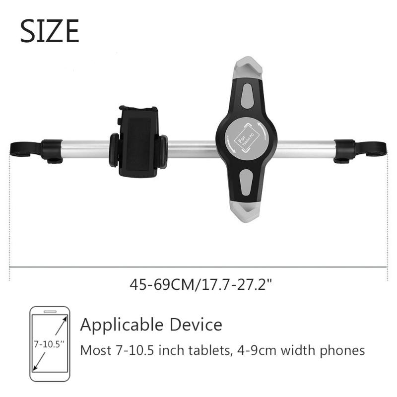 

7-11" Aluminum Tablet Car Holder Car Back Seat Tablet Mount Stand Stents For 7-10" Tablets IPad Mini 2 3 4 Kindle