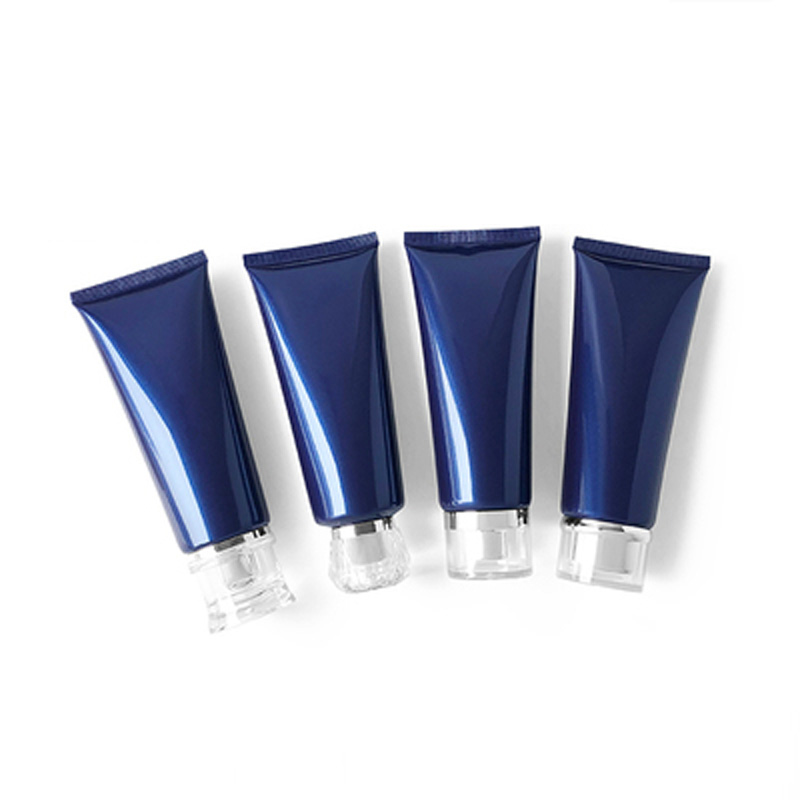 

100ml X 50 Empty Blue Soft Tube For Cosmetic Packaging 100g Lotion Cream Plastic Bottles Skin Care squeeze Container